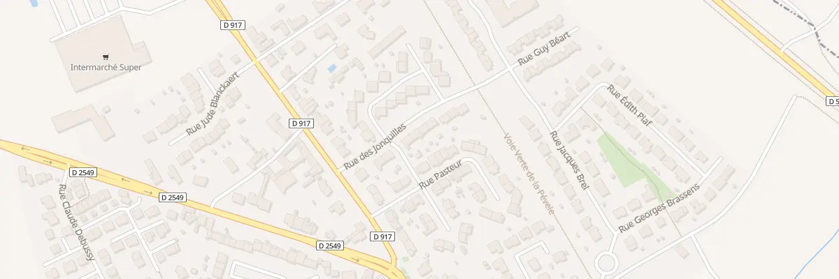 Plan du 7 Rue des Jonquilles à Pont-à-Marcq