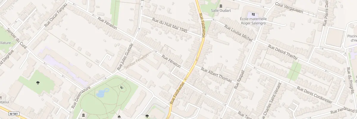 Plan du 16 Rue Fenelon Hellemmes à Lille
