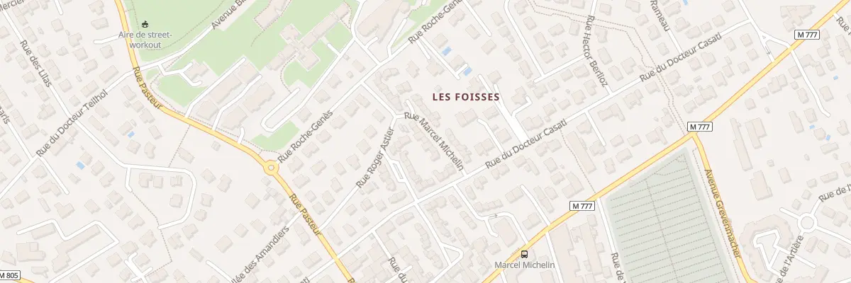 Plan du 21 Rue Marcel Michelin à Aubière