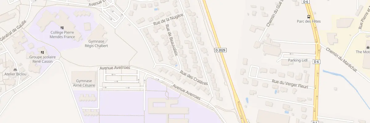 Plan du 5 Rue de Beauvaleix à Riom