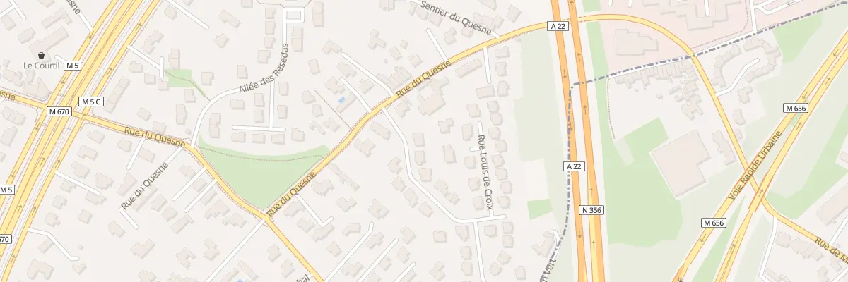 Plan du 3 Rue Françoise De Beauffremez à Marcq-en-Barœul
