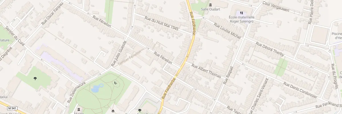 Plan du 14 Rue Fenelon Hellemmes à Lille