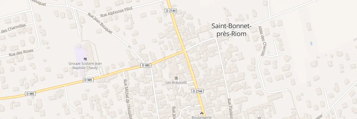 Plan du 54 Rue de la République à Saint-Bonnet-près-Riom