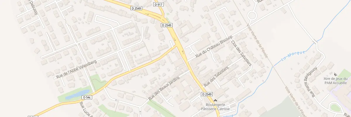 Plan du 178B Rue Nationale à Pont-à-Marcq