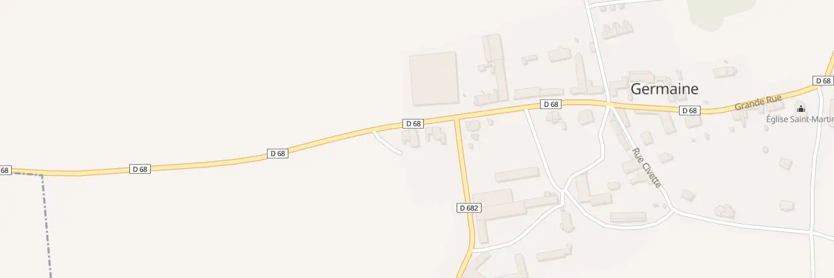 Plan du 4 Gr Grande Rue à Germaine