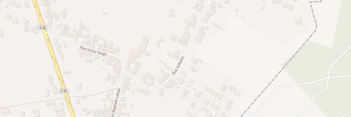 Plan du 194 Rue Voltaire à Roost-Warendin
