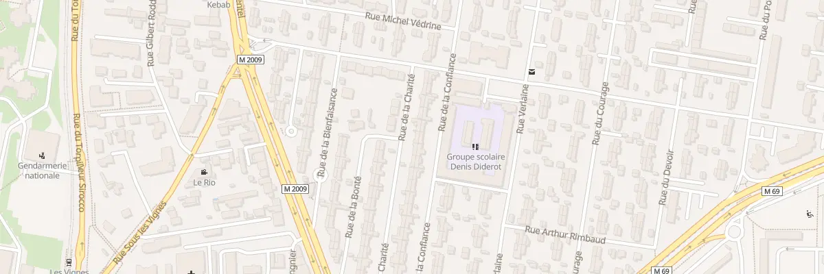 Plan du 30 Rue de la Charite à Clermont-Ferrand
