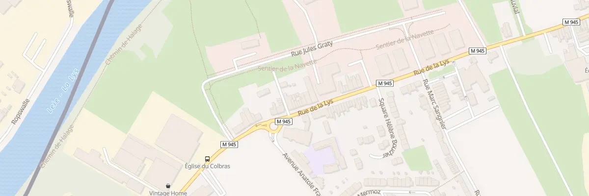 Plan du 166 Rue de la Lys à Halluin