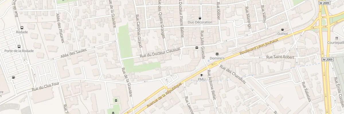 Plan du 23 Rue du Docteur Claussat à Clermont-Ferrand