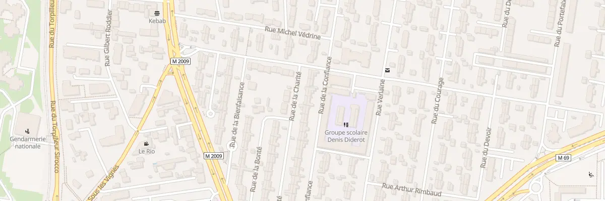Plan du 34 Rue de la Charite à Clermont-Ferrand