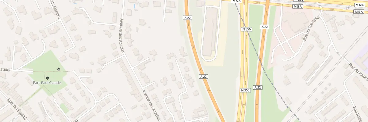 Plan du 167L Rue Eugène Jacquet à Marcq-en-Barœul