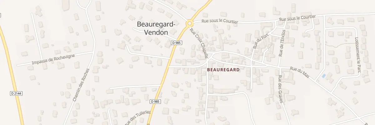 Plan du 6 Rue du Vieux Colombier à Beauregard-Vendon