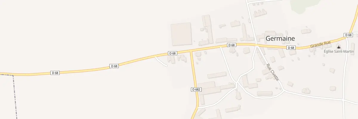 Plan du 6 Gr Grande Rue à Germaine