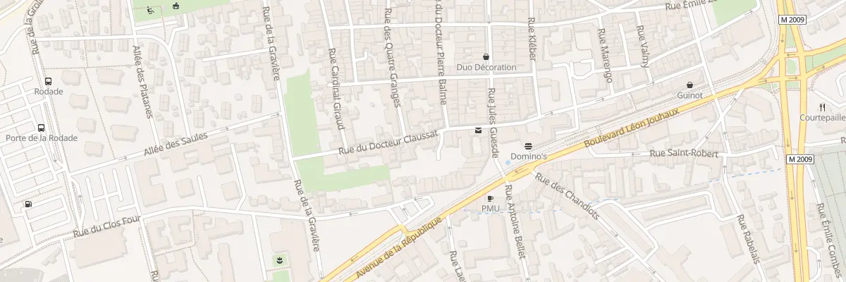 Plan du 19 Rue du Docteur Claussat à Clermont-Ferrand