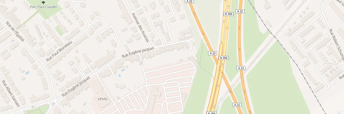 Plan du 110 Rue Eugène Jacquet à Marcq-en-Barœul