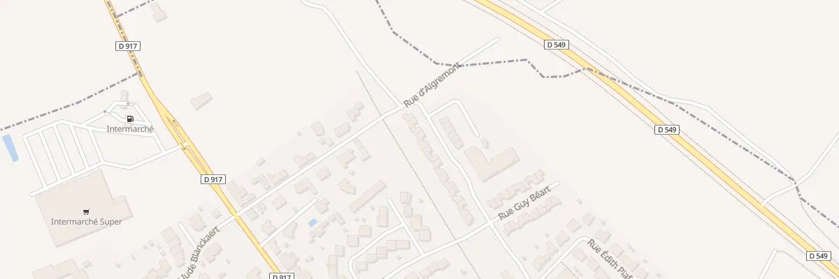 Plan du 48 Rue Jacques Brel à Pont-à-Marcq