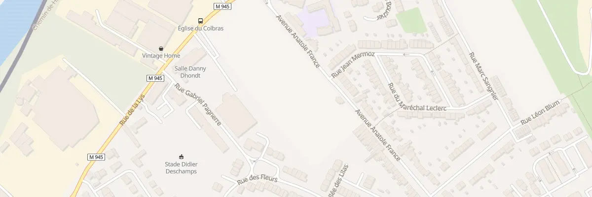 Plan du 4 Rue Anatole France à Halluin