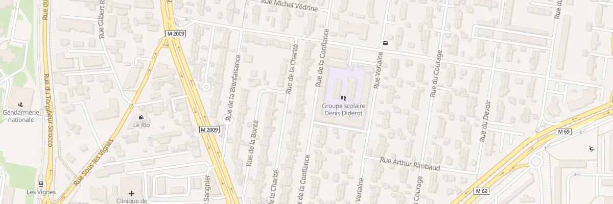 Plan du 27 Rue de la Confiance à Clermont-Ferrand