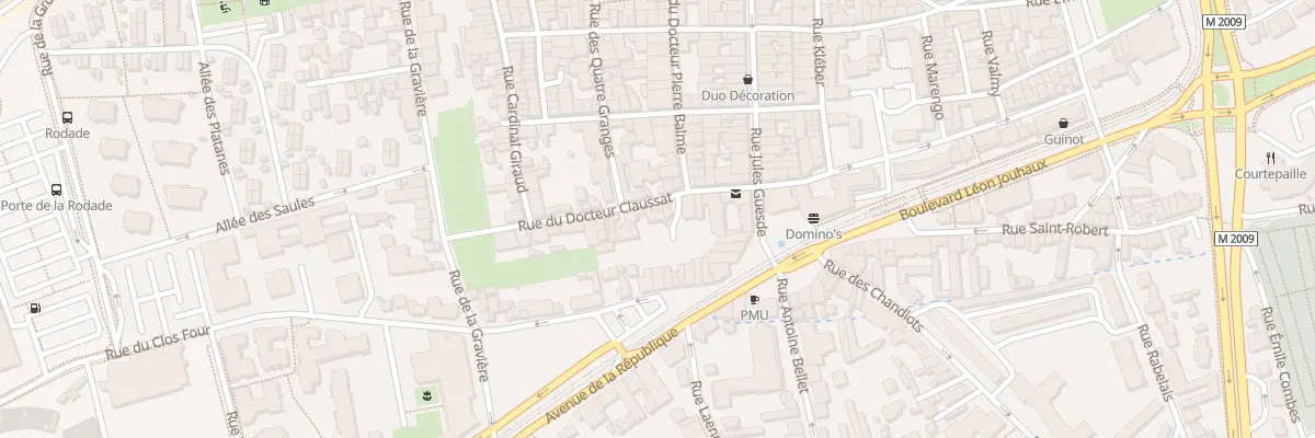 Plan du 17 Rue du Docteur Claussat à Clermont-Ferrand