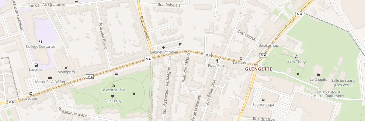 Plan du 192 Rue Jacquard Hellemmes à Lille