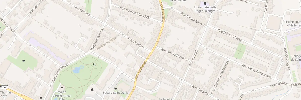 Plan du 61 Rue Faidherbe Hellemmes à Lille
