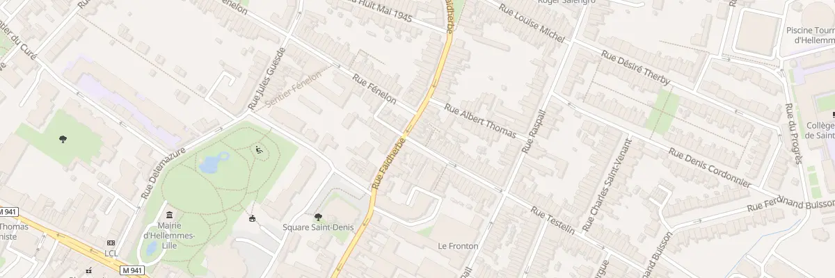 Plan du 80 Rue Faidherbe Hellemmes à Lille
