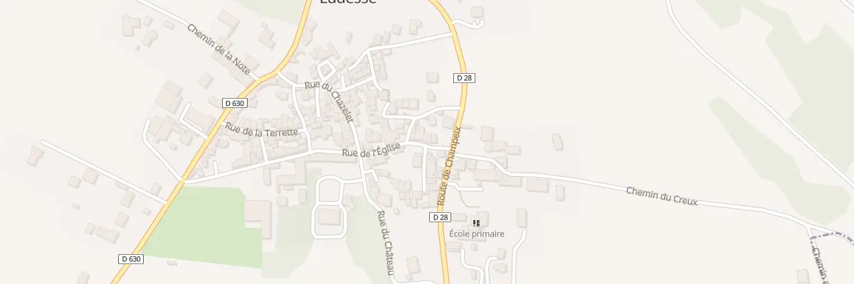 Plan du 4 Rue de l’Eglise (Le Bourg) à Ludesse