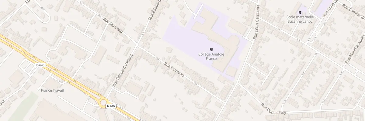 Plan du 142 Rue Marceau à Sin-le-Noble
