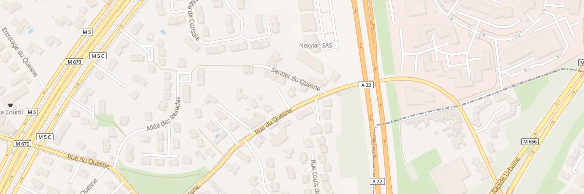 Plan du 269 Rue du Quesne à Marcq-en-Barœul