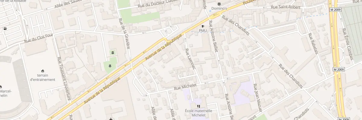 Plan du 8 Rue Laënnec à Clermont-Ferrand