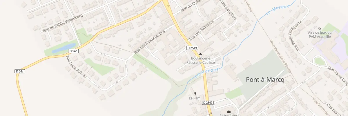 Plan du 154 Rue Nationale à Pont-à-Marcq