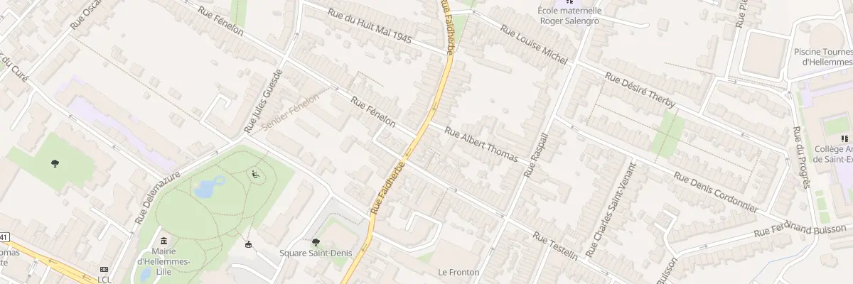 Plan du 90 Rue Faidherbe Hellemmes à Lille