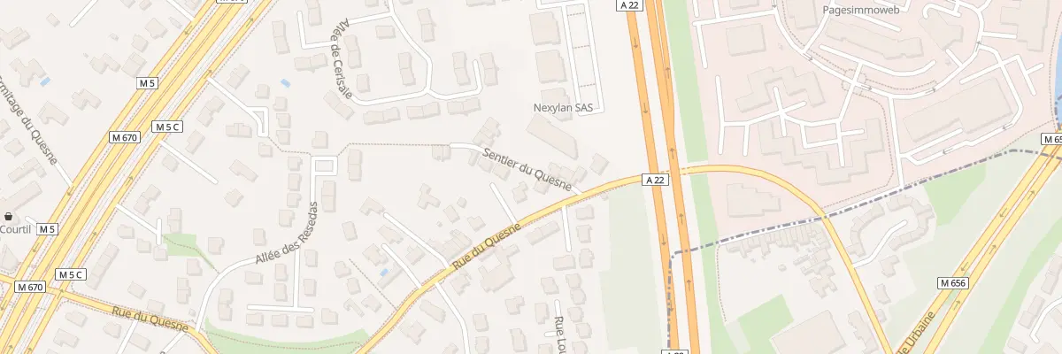 Plan du 271 Rue du Quesne à Marcq-en-Barœul