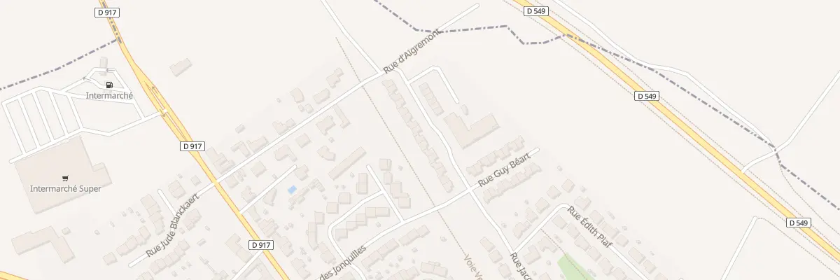 Plan du 38 Rue Jacques Brel à Pont-à-Marcq