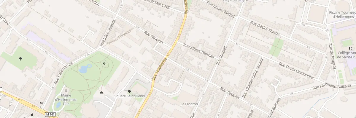 Plan du 1 Rue Testelin à Lille