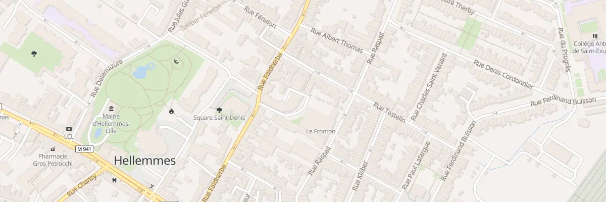 Plan du 60 Rue Faidherbe Hellemmes à Lille