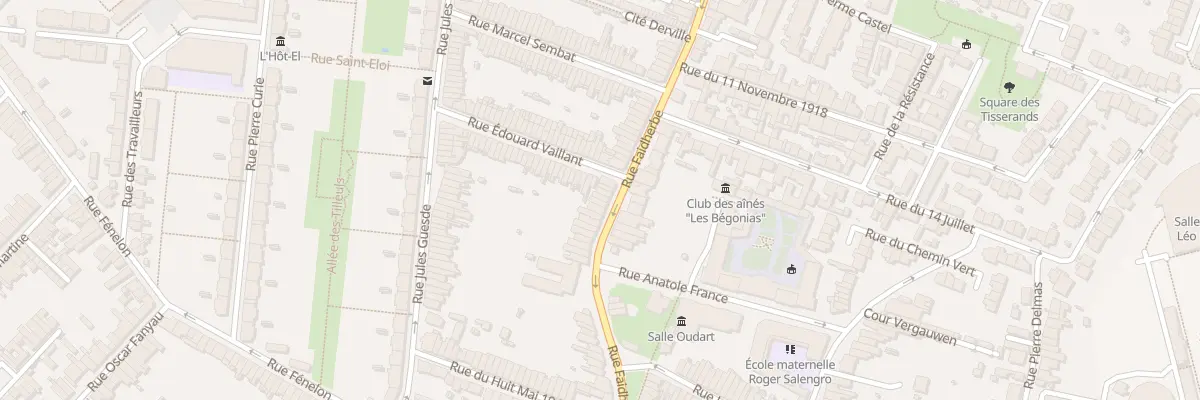 Plan du 135 Rue Faidherbe Hellemmes à Lille