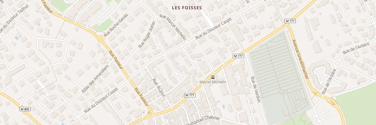 Plan du 7 Rue Marcel Michelin à Aubière