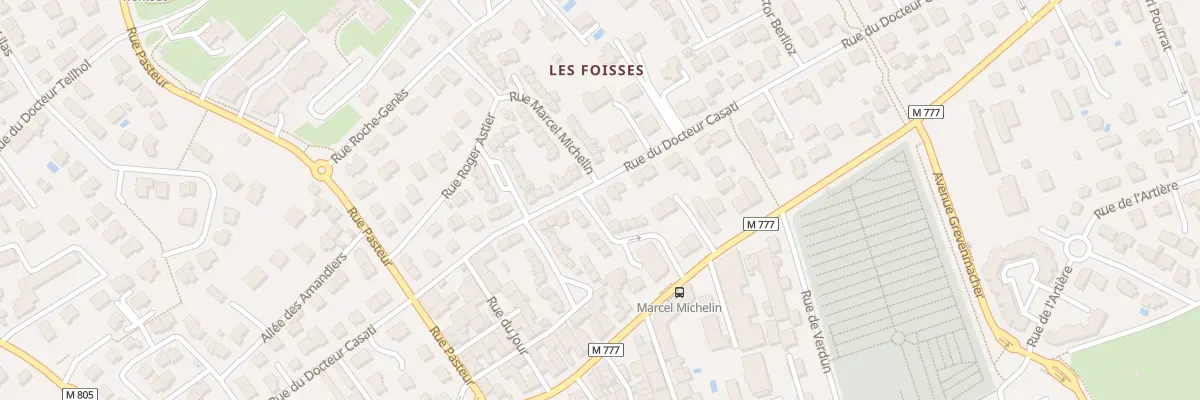Plan du 14 Rue Marcel Michelin à Aubière
