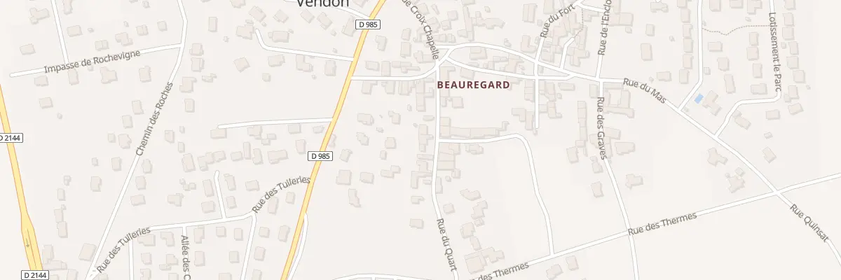 Plan du 10 Rue du Quart à Beauregard-Vendon