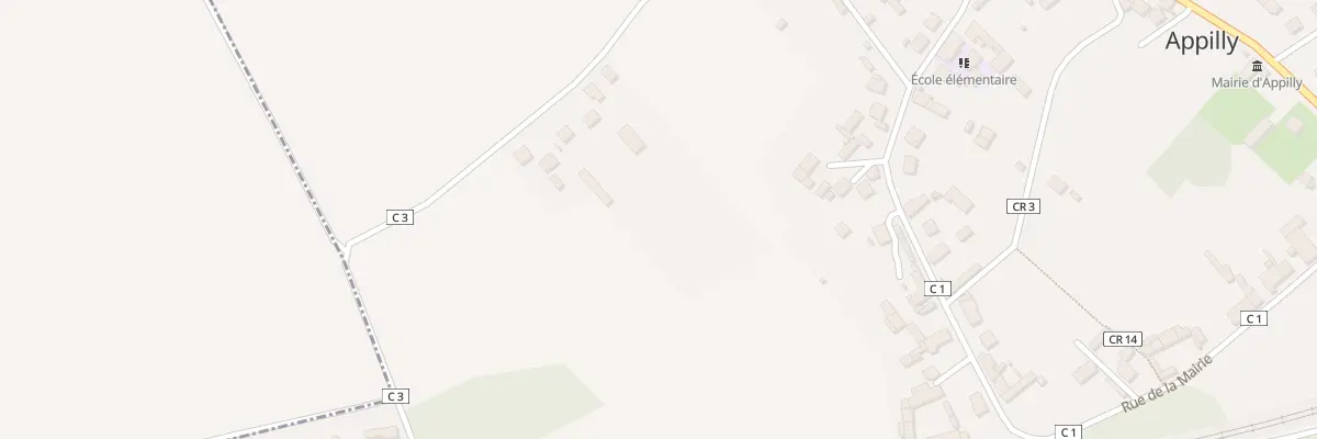 Plan du 239 Rue de l’Ecluse à Appilly