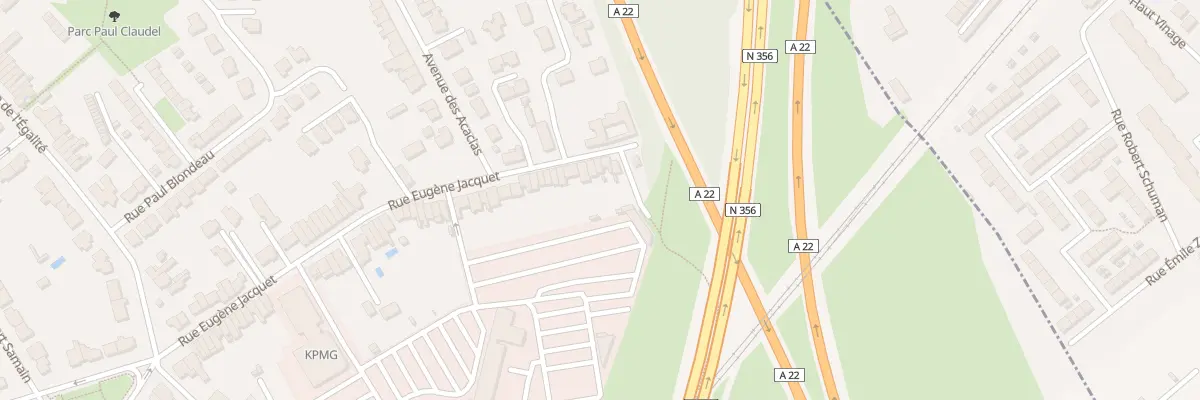 Plan du 114T Rue Eugène Jacquet à Marcq-en-Barœul