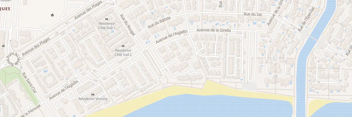 Plan du 170 Rue du Dauphin à Gruissan