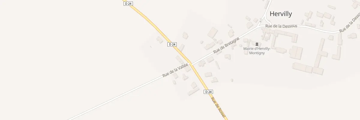 Plan du 6 Rue de Roisel à Hervilly