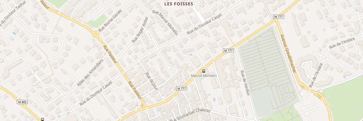 Plan du 5 Rue Marcel Michelin à Aubière