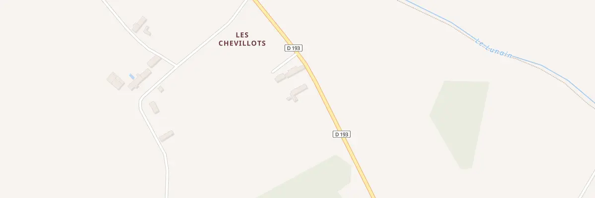 Plan du 26 Les Chevillots à Courtoin