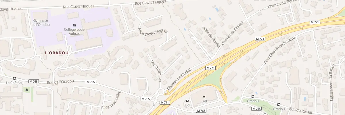 Plan du 151 Rue de l’Oradou à Clermont-Ferrand