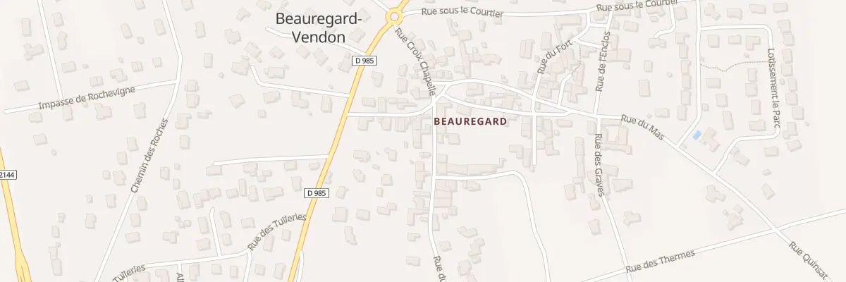 Plan du 4 Rue du Quart à Beauregard-Vendon