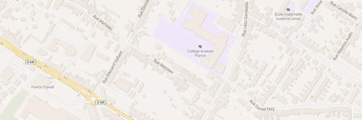 Plan du 118 Rue Marceau à Sin-le-Noble