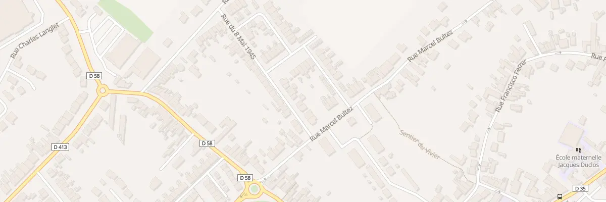 Plan du 4B Rue du Huit Mai 1945 à Waziers